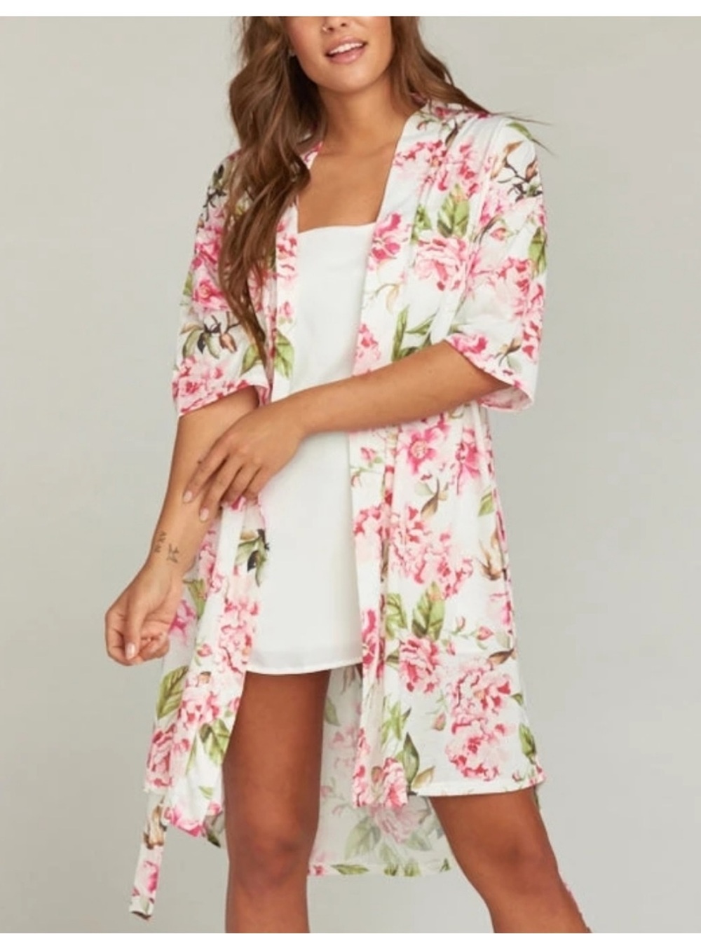 Show Me Your Mumu. Brie Robe in Garden. O/S.